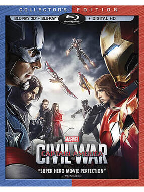 Captain America: Civil War (Blu-ray Disc, 2016, 3D Includes Digital Copy)